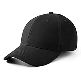 Artexia Basecap Herren 100% Baumwolle Cap Herren Kappe Herren Baseball Caps Für Herren Caps Männer Baseball Cap Herren Baseball Cap Damen Baseball Cap Herren (Schwarz)