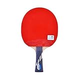 GPDNBIEU, Tischtennisschläger, professionelles Ping-Pong-Schlägerpaddel mit Schlägertasche, 5 Holz, 2 Carbon, 10-Sterne-Offensiv-Tischtennispaddel/Einzel-/Langgriff(Long Handle)