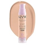 NYX Professional Makeup Abdeckendes Serum mit natürlichem Finish und mittlerer Deckkraft, Bare With Me Concealer Serum, Vanilla, 9,6 ml