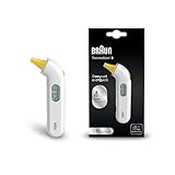 Braun ThermoScan 3 Ohrthermometer | Schnelle 1-Sekunden-Messung | Akustische Fieberanzeige | Digitaldisplay | Baby- und kleinkindfreundlich | Die #1 Marke bei Ärzten(1) | IRT3030