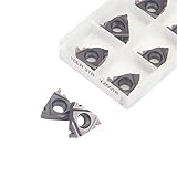 CNC-Hartmetall-Einsatz, 10 Stück, Gewindeeinsatz 16ER/IR 22ER/IR 1.5TR 2TR 2. 3TR 4TR 6TR Trapez-Drehmaschine Werkzeugklinge (16IR PRC, 3TR-Teilung)