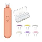 Elektrischer Nagelknipser | LED-Licht und automatisches Feilen leise | Elektrische Nagelfeile für Nägel mit 6 Schleifköpfen | für zu Hause im Innenbereich
