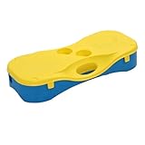 9,8 Fuß Badminton Net, Tragbares Sportnetz für Indoor -Outdoor, Einfaches Setup -Tennis -Netz mit Aufbewahrungsbasis, Ideal für das Hinterhofspiel (Gelb)