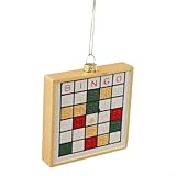 Vintage Style Plastic Hanging Ornaments for Christmas Trees Including Dartboard, Road Sign, and Bus to Enhance For Holiday Party Decorations (C)