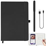Xnote - Ai-Powered Smart Writing Set, Xnote Intelligente Notizbücher & Stifte mit Echtzeit-Synchronisation, Grafiktablett für Laptop, kabelloses Bluetooth Digitales Notizbuch für Notizen, Meetings