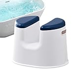 Wasserfester Bad-Duschstuhl | Badewannenbank – U-förmige Badezimmerbank 42,5 x 33 x 30 cm, Badezimmer-Hilfsstuhl für ältere Menschen, Badewannensitz
