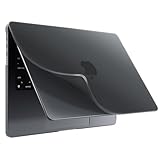 BlueSwan Hülle kompatibel mit MacBook Pro 14 Zoll M3 M2 M1 A2918 A2992 A2779 A2442, veröffentlicht 2021–2024, Bruchsichere PP Flexibles neues Material Matte Anti-Fingerabdruck Schutzhülle – Schwarz