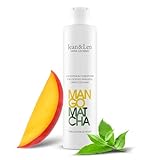 Jean & Len Lockentraum Conditioner Mango & Matcha, bändigt widerspenstiges und krauses Haar, verringert Spliss, pflegt & definiert natürliche Wellen und Locken, ohne Parabene & Silikone, vegan, 300ml