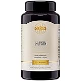 I-like-it-Clean® - L-Lysin - 500 mg L-Lysin HCl pro Kapsel - 270 Kapseln - aus pflanzlicher Fermentation - vegan, laborgeprüft, ohne Gentechnik, ohne Zusatzstoffe - in Deutschland produziert