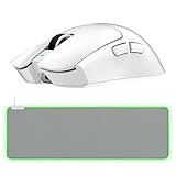 Razer Viper V3 Pro - White + Goliathus Extended Chroma - Mercury