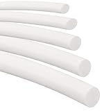 Stubotar Silikonschaum Seal Strip Dia 20mm x 2M Lange, Runde Feste Schwamm weiße Streifen Weich Langlebig für DIY, Dichtung, Schaumschlauch