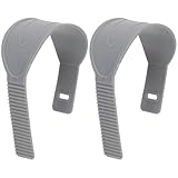 Alipis Verstellbare Pedalriemen für Heimtrainer und Heim-Fitnessstudio, breite Fußstützengurte mit rutschfestem Design, kompatibel mit festen Gängen und Mountainbikes, zufällige Farbe