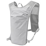 Muteitt Lauf-trinkweste, Rucksack, Atmungsaktiv, Laufrucksack, Leicht, Trailrunning-Rucksack, Marathon-Sportweste Für Damen Und Herren