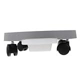 VANZACK 1Stück Kunststoff Tray Mit Beweglichem Rad Und Runder Untersetzer Und Tragbar Für Pflanzen Im Innen Und Außenbereich