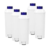 5 x Filter für Kaffeevollautomaten/Kaffeemaschinen von DeLonghi wie Combi/ECAM/Espresso/Prima Donna VonBueren | Wasserfilter