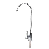 Qivine Wasserfilter Wasserhahn, Edelstahl wasserfilter trinkwasser, Wasserhahn Filter Für Zuhause, Küche, 360° Schwenkbar, Hals Trinkwasser Filter Küchenarmatur, für Standard-Wasserhähne