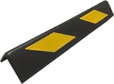 IGKQYYDZ Auto-Parkplatz-Garagenwand-Warn-Eckschutz, Reflektierender Eckenschutz for Garagen- und Lagerzäune, Eckenschutz for Parkplatz- und Lagerzäune for Garagen und Lager(Black)