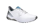 Callaway Herren Lazer Golfschuh, weiß/silberfarben, 44.5 EU