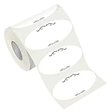 POPETPOP 1 Rolle 500 Selbstklebende Etiketten für Konservendosen 2,5 X 5cm Permanent Haftend Klebeetiketten für Verpackungen Vielseitig für Büro Küche und Lager