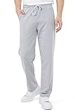 COMEOR Jogginghose Herren Baumwolle Sweathose - Lange Sport Hose Herren - Jogger Trainingshose Herren, Relaxing Hose (Grau, M)