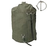 Original Bundeswehr Seesack 120L Oliv mit Verschlussbügel