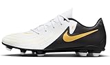 Nike FD6723-100 Phantom GX II Academy FG/MG Herren White/Black-MTLC Gold Coin EU 44.5