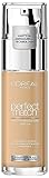 L'Oréal Paris Make up, Flüssige Foundation mit Hyaluron und Aloe Vera, Perfect Match Make-Up, 3.N Creamy Beige, 30 ml