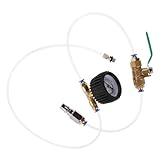 BRIGHTFUFU Professioneller Luftlecktester für Auto Vibrationsdämpfer Pneumatischer Stoßdämpfertester zur Präzisen Lecksuche Schnelles und Effizientes Prüfgerät für Fahrzeugwartung und