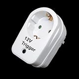 VOCOMO Trigger Schalt-Steckdose V2 (1380W) für AV-Verstärker/Receiver Trigger, Standby-Killer Zwischenstecker