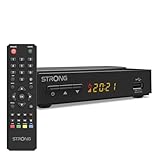 STRONG - Digitaler HD-Kabelreceiver SRT 3030 - TV Receiver für Kabelfernsehen - Dolby Audio - DVB-C mit HDMI-, Scart- und USB-Anschluss - Energiesparfunktion - Benutzerfreundliches Menü - schwarz