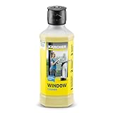 Kärcher Fensterreiniger-Konzentrat RM 503, für eine streifenfreie Reinigung von Fenstern, Glas, Spiegeln und Duschkabinen, 500ml Konzentrat ergeben verdünnt 6,25l Reinigungsflüssigkeit