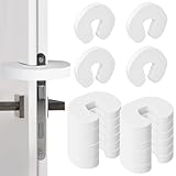 Romon Klemmschutz für Türen, 16 Stück Türstopper Tür Klemmschutz Türstopper Klinke Türschutz Kinder Sicherung Fingerklemmschutz Baby Aus Eva Schaum, Türstopper Schaumstoff Haustiere Schützen, Weiß