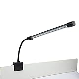 Dimmbare 7W -LED -Fischtankleuchte, USB -Netzteil, Einfache Installation, mit Touch Switch, Externer Steuerknopf, 180 ° Beleuchtungswinkel für Fischtanklampe