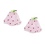 OATIPHO 2 Stück UV- -Hut kopfschutz bodentrampolin Outdoor campung fischen angelhacken Kleinkind Mütze Stroh Sonnenhut für Jungen Babymütze sommermützen Fischerhut Sonnenschutz Rosa