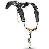 POGOLAB Harness Saxophongurt für Alt-Tenor-Sopran-Bariton, verstellbarer saxophone strap zur Linderung von Nackenschmerzen mit Metallhaken