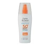 Corine de Farme - Protective Lotion SPF50+ Sensitive – High Sun Protection for Face and Body – Monoï de Tahiti – Hypoallergenic – Sensitive Skin – 150 ml – Made in France