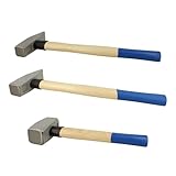 BOOMET Hammer Set · Schlosserhammer 500g / 800g / Fäustel 1000g · weitere Hammer Sets erhältlich · für präzises Arbeiten · Ideal für Maurer und Schlosser