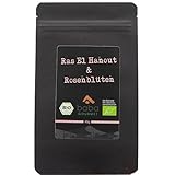 baba GOURMET - Original Bio Ras el Hanout & Rosenblüten 40 g naturbelassen - Gewürzmischung 100% naturrein und natürlich ideal für orientalische Gerichte - Gewürz für Couscous, Tajine & Hummus