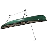 QIERF 2 Stück Kajak-Hebebühne, Deckenmontage Lift, Fahrrad Deckenlift 57kg Tragfähigkeit für Garage Kajak, Fahrrad, Kanu und Paddelboard
