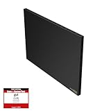 SCHMIDBAUER® Infrarotheizung Hybrid 300 Watt Schwarz Tafel bemalbar - Ein/Aus-Schalter - Infrarottechnik mit Raumluft-Konvektion - Elektroheizung - Direktheizung