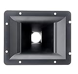 honselia Hochtöner-Rohr mit 44-Kernschrauben, 195 mm x 155 mm, ABS-Phasenhorn-Lautsprecher, Bühnenhorn-Lautsprecher, Hals-Durchmesser 2,6 cm