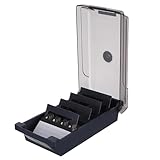 Gadpiparty Visitenkarten organizer Box Großvolumig Langlebig Kartenaufbewahrung Visitenkartenhalter Büro Schreibtisch Kompakt Kartenfile Holder für Effiziente Organisation