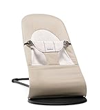 BabyBjörn Babywippe Balance Soft, Gewebt/Jersey, Beige/Grau