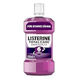 LISTERINE Total Care Zahn-Schutz (500 ml), schützende Mundspülung gegen Karies mit 6 in 1 Wirkung, antibakterielles Mundwasser schützt vor Zahnfleischproblemen, bis zu 24h frischer Atem