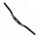UPANBIKE MTB Mountainbike Fahrrad extralanger Lenker 31,8 mm x 440 mm Riser Bar(Schwarz)