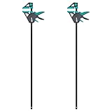 wolfcraft 2 Einhandzwingen PRO ERGO - Spannkraft 150 kg - Die komfortable Zwinge für den Allroundeinsatz - 915 mm Spannweite - Made in Europe - 8678060