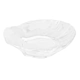 VALICLUD Transparente Muschel Seifenschale aus Wasserabweisender Seifenhalter für Dusche und Bad Stilvoller Halter für Stückseife und Shampoo Bar Kompakt und Platzsparend für Badezimmer