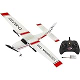 JAMARA Cessna 182 Flugzeug 2,4GHz Gyro 2CH – ferngesteuert, einsteigertauglich, Stabilisierung der Flugeigenschaften, sehr Gute Selbstflugeigenschaften, aus flexiblem Mikroschaum