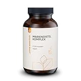 Mariendistel Komplex Premium - Mariendistel, Löwenzahn, Artischocke & Taurin - hochdosiert - Bioaktiv - 100 Kapseln - vegan - Laborgeprüft