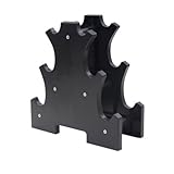 QUXVUIS Aufbewahrungshalterungen, Geräteregale, verschleißfestes Übungsregal für Anfänger, Hantelbaum Rack, Yoga Beschläge, 3 Schicht Racks